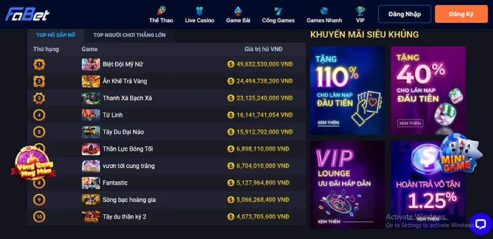 Banner khuyến khích đăng ký 98vin login